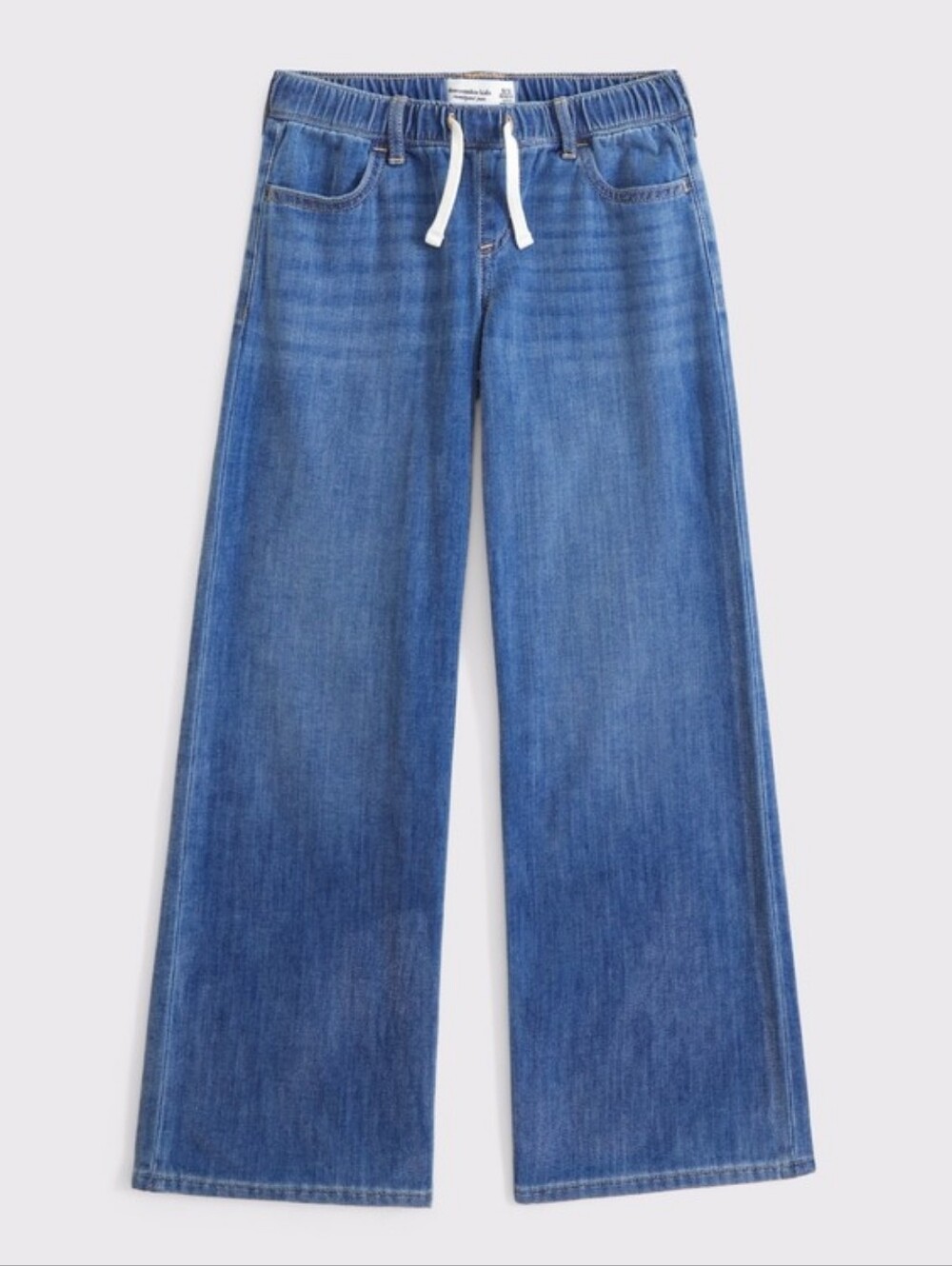Abercrombie Kids Girls Pull-on Sweatpant Jeans Medium Wash Size 13/14 Brand New